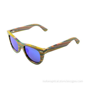 Wholesale color wood sunglasses, OEM/ODM are available